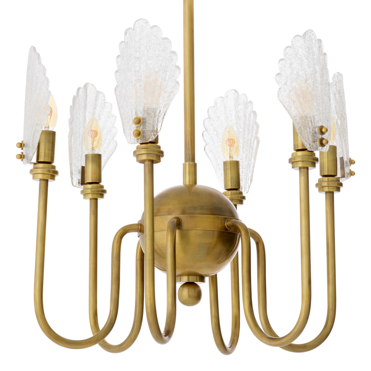 Lotus Petal Chandelier Isabelle | Cabothousefurniture.com