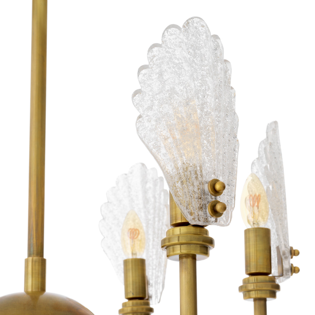 Lotus Petal Chandelier Isabelle | Cabothousefurniture.com