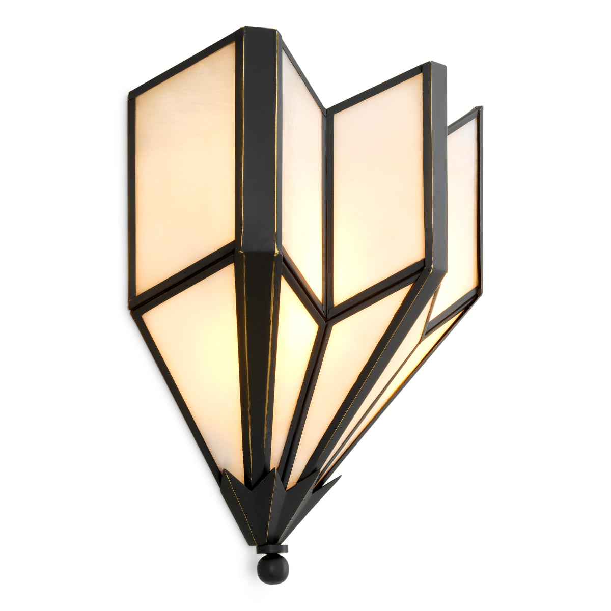Bronze Fan Wall Lamp Victory | Cabothousefurniture.com