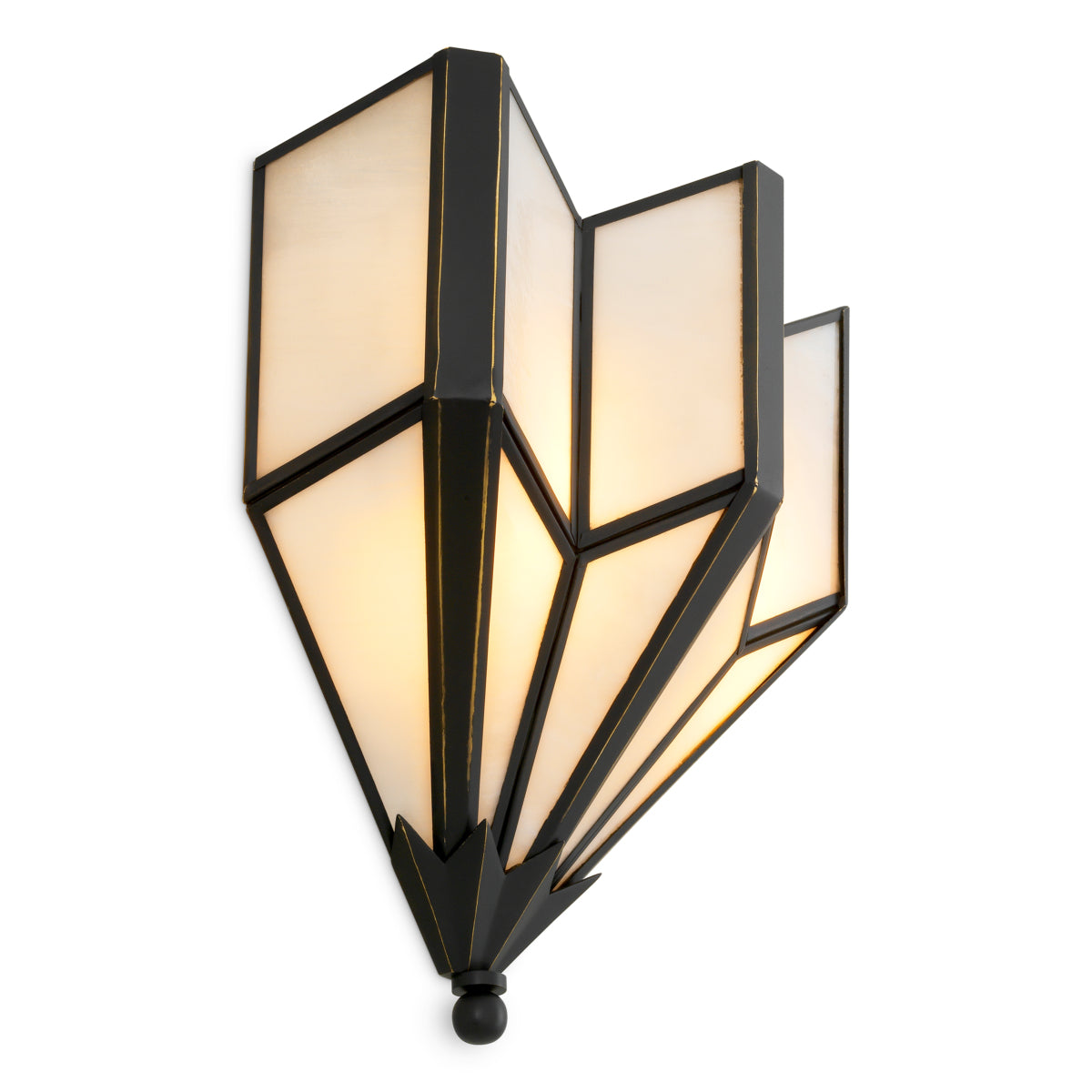 Bronze Fan Wall Lamp Victory | Cabothousefurniture.com
