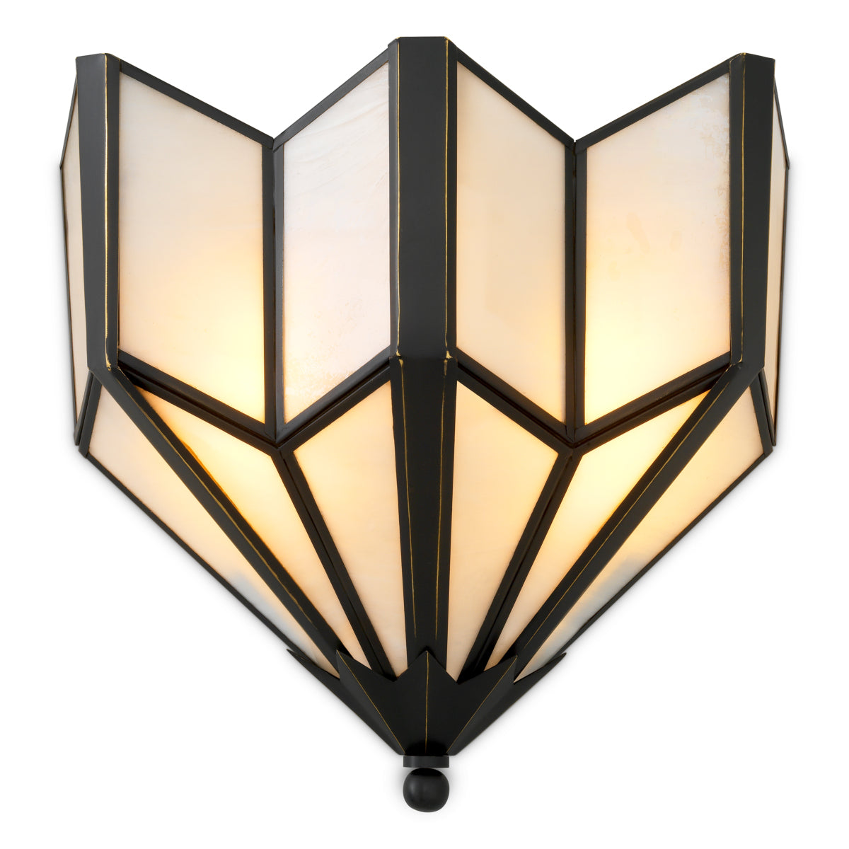 Bronze Fan Wall Lamp Victory | Cabothousefurniture.com