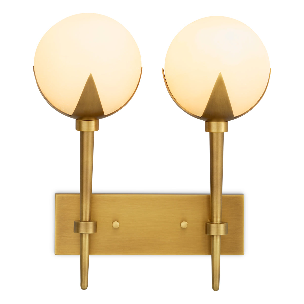 Brass Alabaster Wall Lamp Alesa | Cabothousefurniture.com