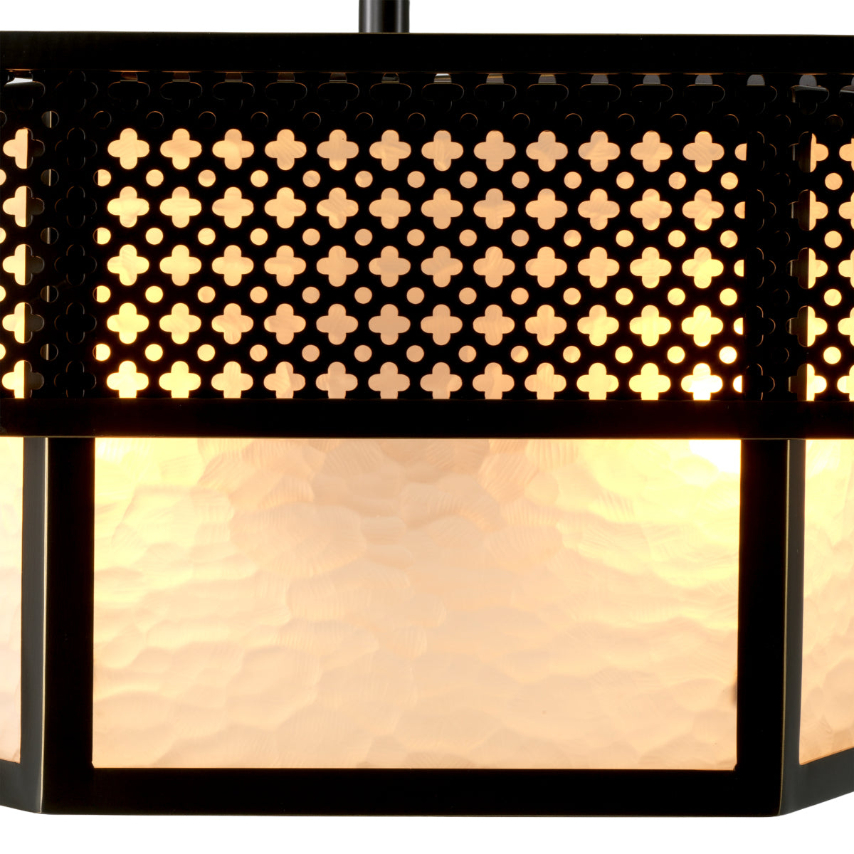 Bronze Frosted Ceiling Lamp Minerva | Cabothousefurniture.com