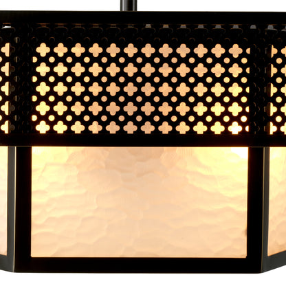 Bronze Frosted Ceiling Lamp Minerva | Cabothousefurniture.com