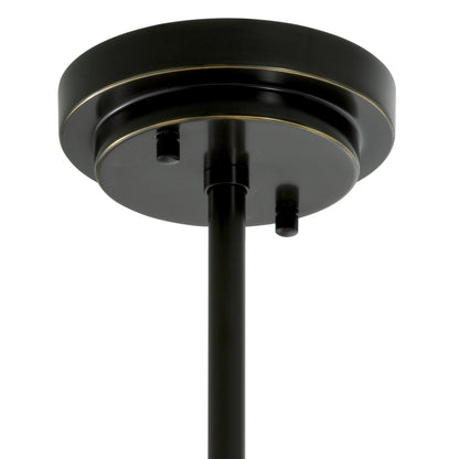 Bronze Frosted Ceiling Lamp Minerva | Cabothousefurniture.com