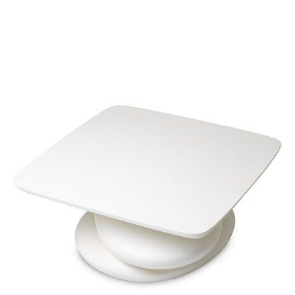 White Pebble Sculpted Coffee Table Azura | Cabothousefurniture.com