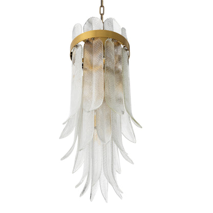 Hand-Cast Glass Chandelier Erika