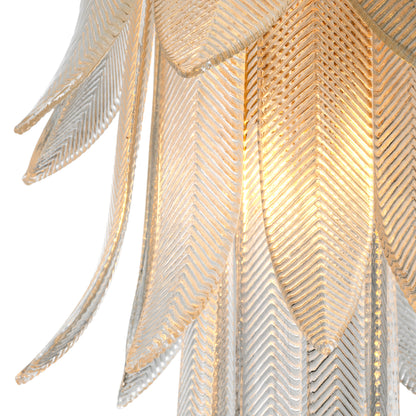 Hand-Cast Glass Chandelier Erika