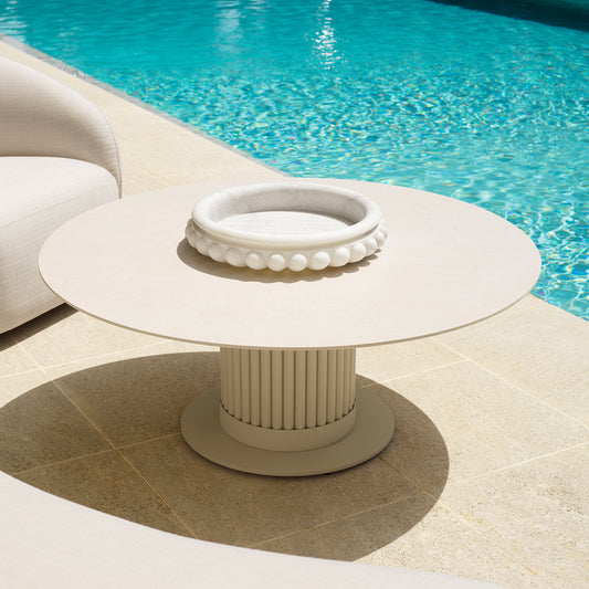 Outdoor Coffee Table Volterra Round | Cabothousefurniture.com