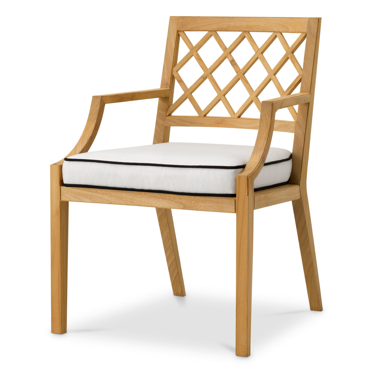 Teak Outdoor Dining Chair Paladium | Cabothousefurniture.com