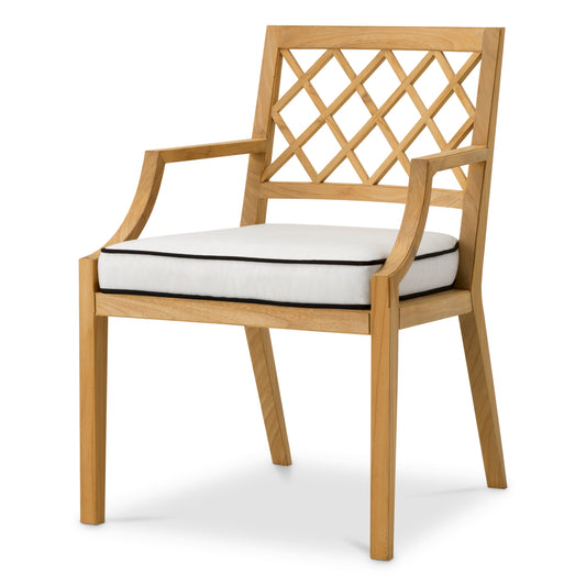 Teak Outdoor Dining Chair Paladium | Cabothousefurniture.com