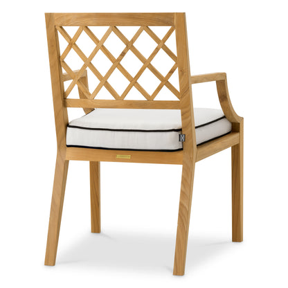 Teak Outdoor Dining Chair Paladium | Cabothousefurniture.com