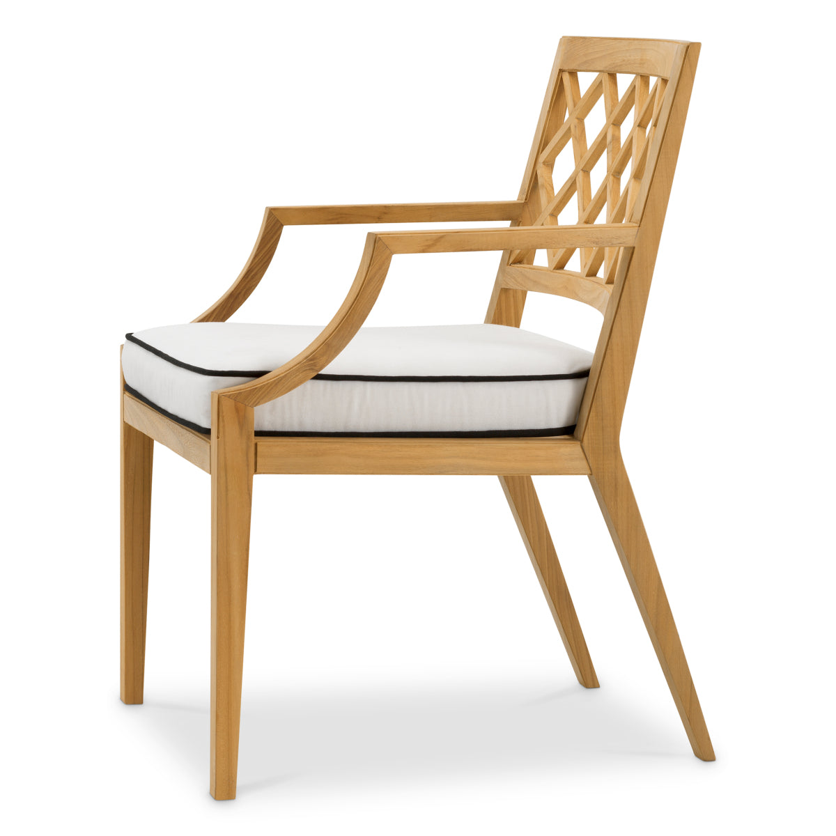Teak Outdoor Dining Chair Paladium | Cabothousefurniture.com