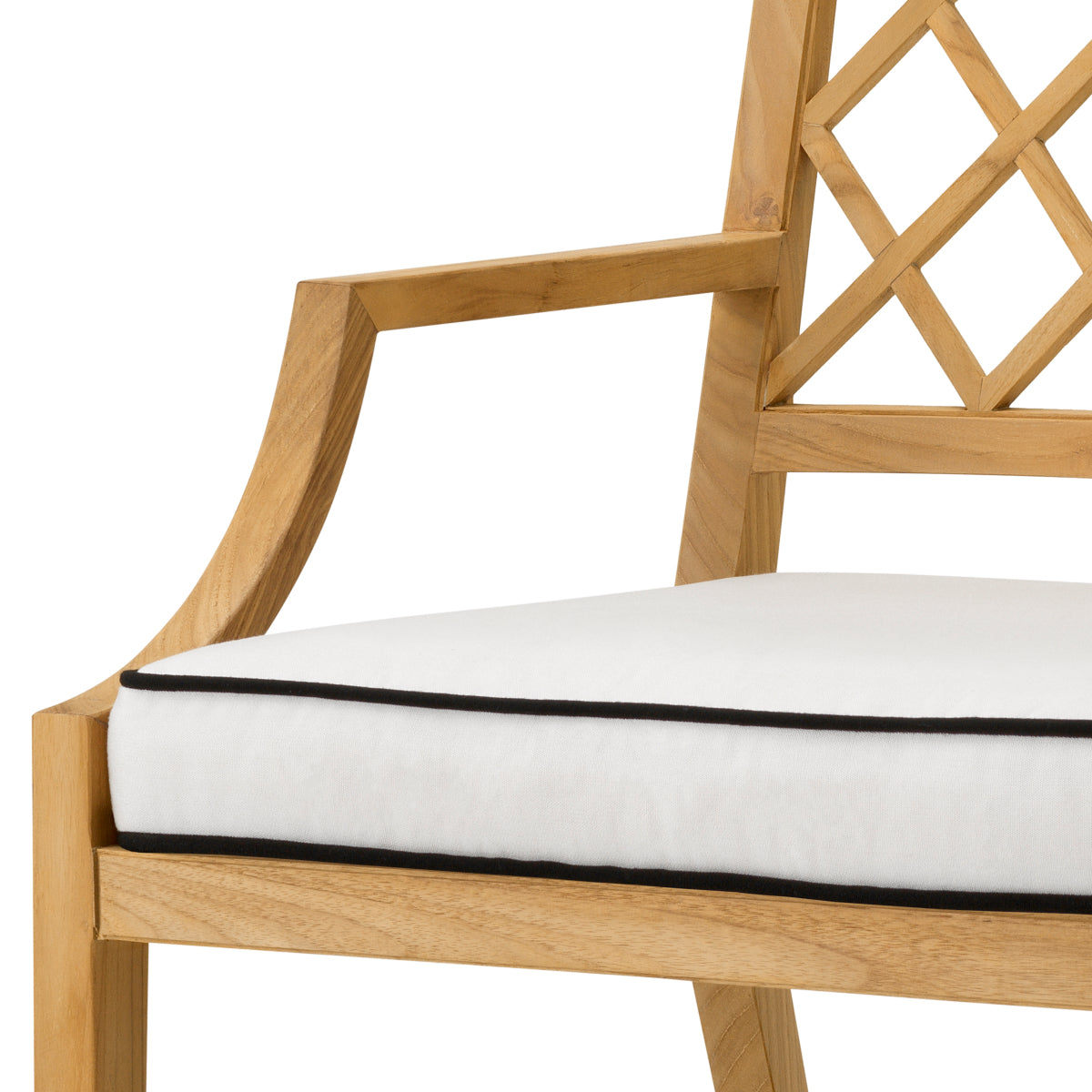 Teak Outdoor Dining Chair Paladium | Cabothousefurniture.com