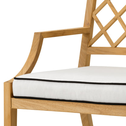 Teak Outdoor Dining Chair Paladium | Cabothousefurniture.com