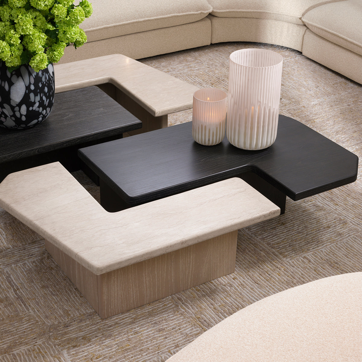 Dual-Colored Coffee Table (2) Yardham | Cabothousefurniture.com