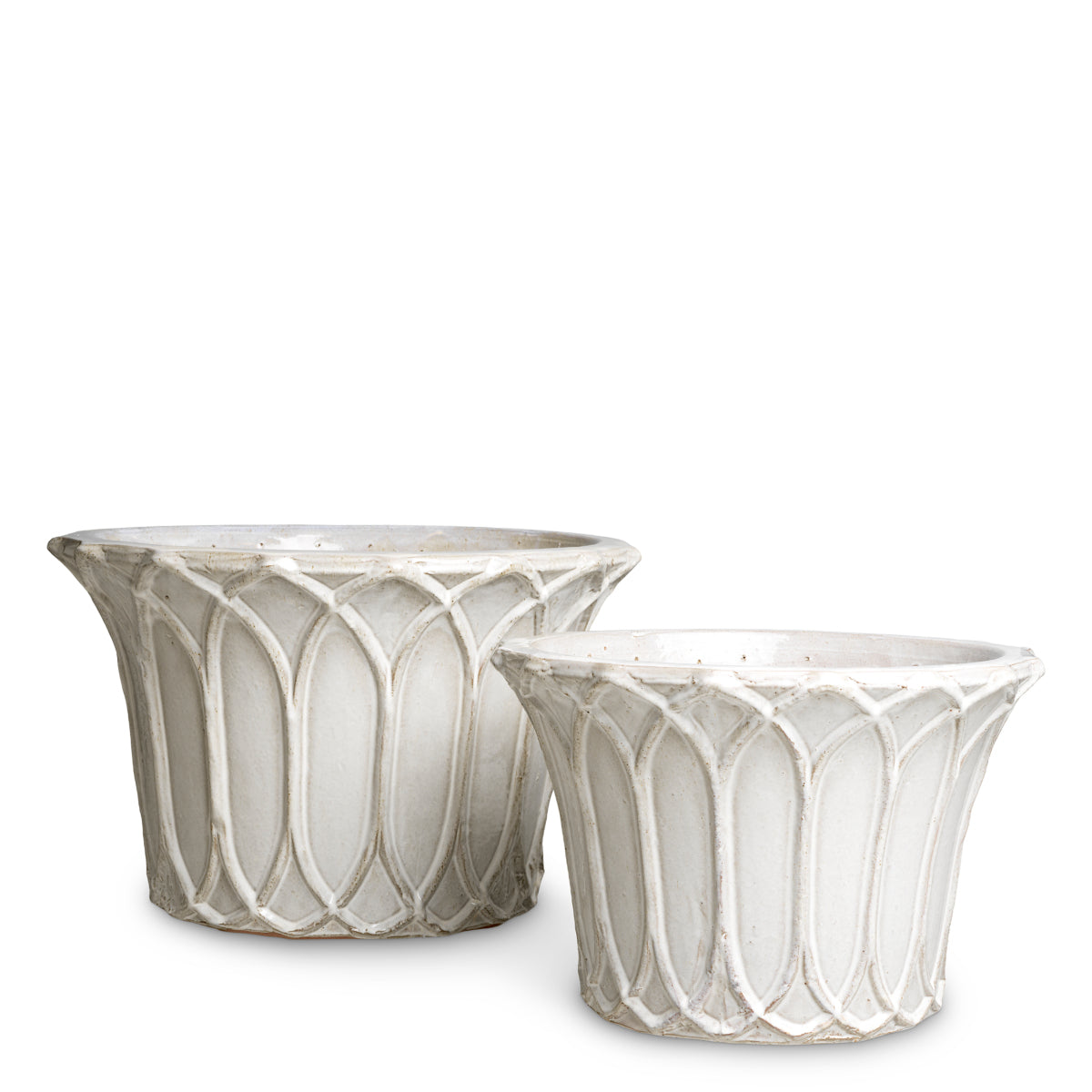 Ceramic Outdoor Planter (2) Iverson | Cabothousefurniture.com