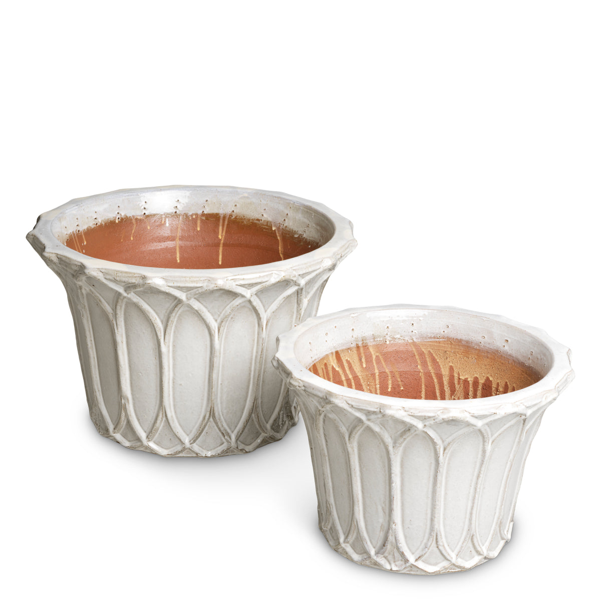 Ceramic Outdoor Planter (2) Iverson | Cabothousefurniture.com