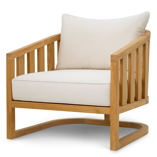 Natural Teak Outdoor Chair Aruba | Cabothousefurniture.com