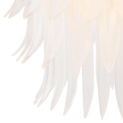 Hand-Cast Glass Chandelier Erika