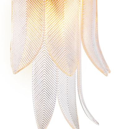 Brass Feather Wall Lamp Erika | Cabothousefurniture.com