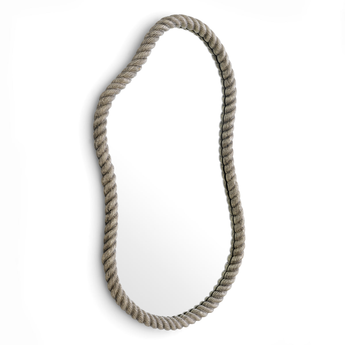 Antique Nickel Mirror Elvington