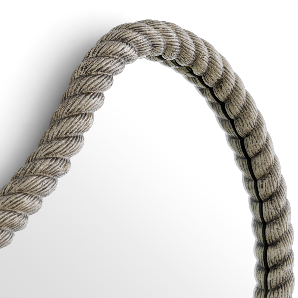 Antique Nickel Mirror Elvington