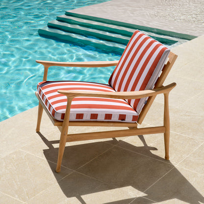 Natural Teak Outdoor Chair Manzo | Cabothousefurniture.com