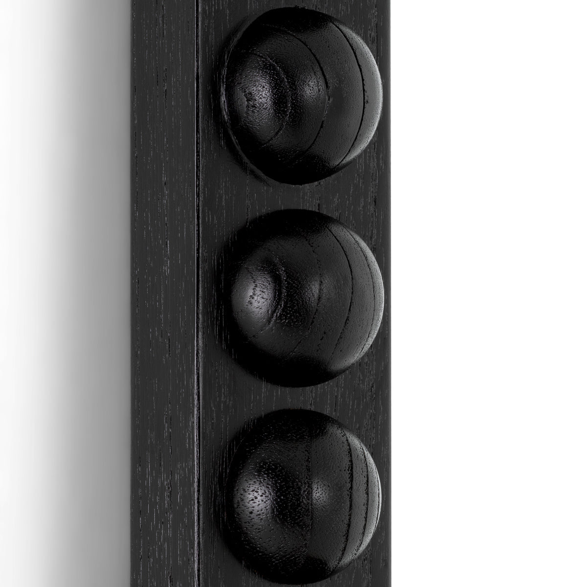 Half-Rounded Black Mirror L Kenton