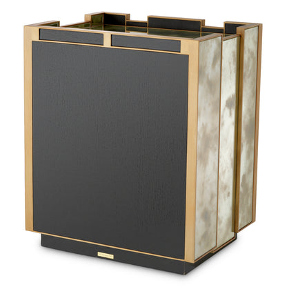 Brushed Brass Nightstand Nottingham | Cabothousefurniture.com