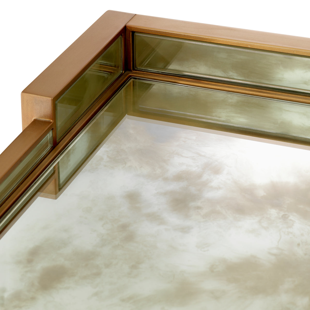 Brushed Brass Nightstand Nottingham | Cabothousefurniture.com