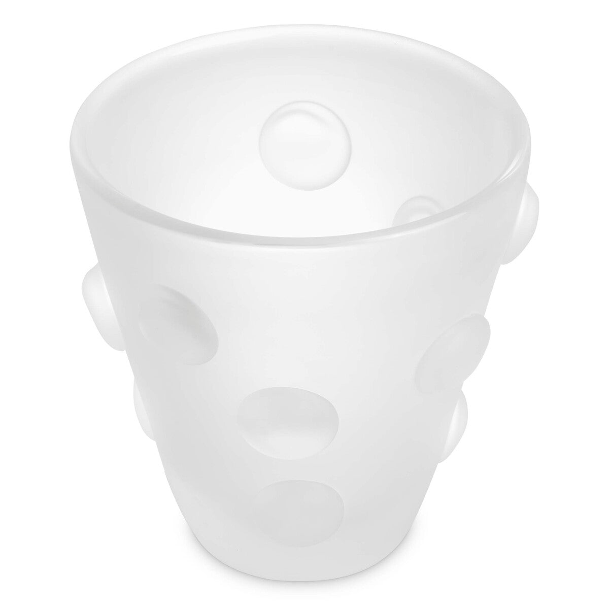 Frosted White Vase Evander | Cabothousefurniture.com