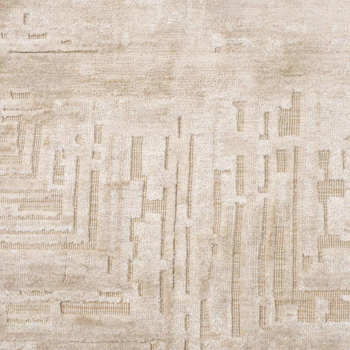 Beige-Gray Handwoven Carpet Featherstone | Cabothousefurniture.com