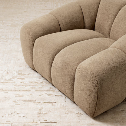 Beige-Gray Handwoven Carpet Featherstone | Cabothousefurniture.com