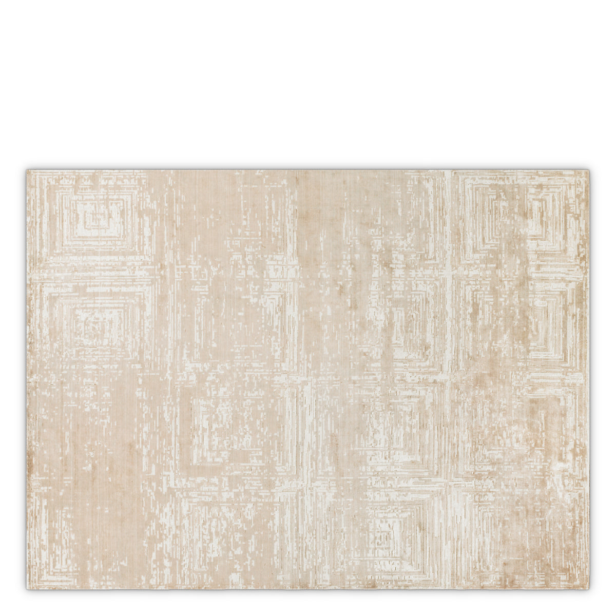 Beige-Gray Handwoven Carpet Featherstone | Cabothousefurniture.com