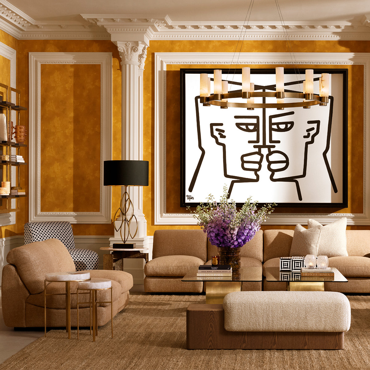 Beige Fabric Cushion Camari | Cabothousefurniture.com