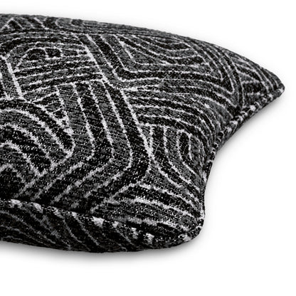 Black Geometric Pattern Cushion Camari