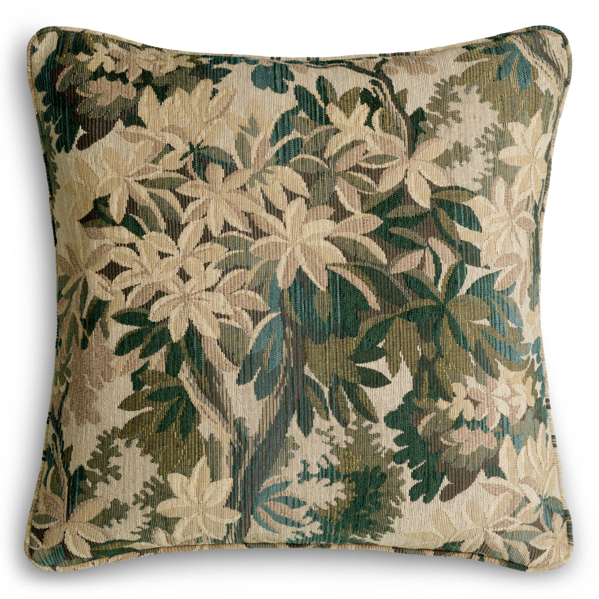Square Green Cushion Marston