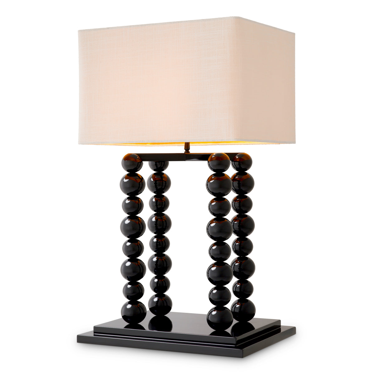 Rectangular White Table Lamp Bentley