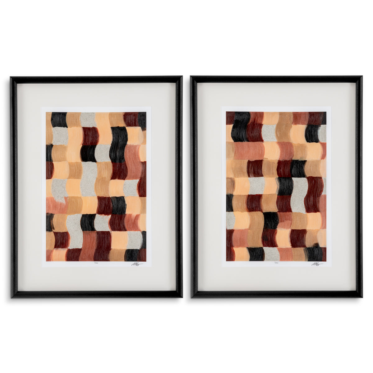 Multi-Colored Pattern Prints (2) Sun Baked Mosaïc by Grace Popp