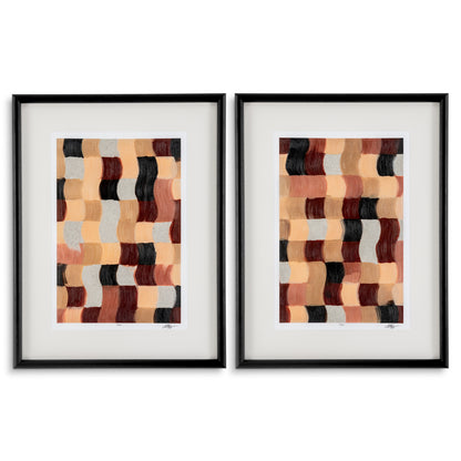 Multi-Colored Pattern Prints (2) Sun Baked Mosaïc by Grace Popp