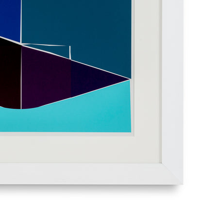 Geometric Print Silkscreen from Boissière I by Henri Boissière