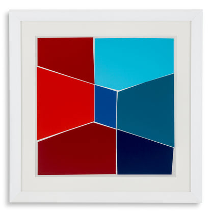 Geometric Print Silkscreen from Boissière II by Henri Boissière