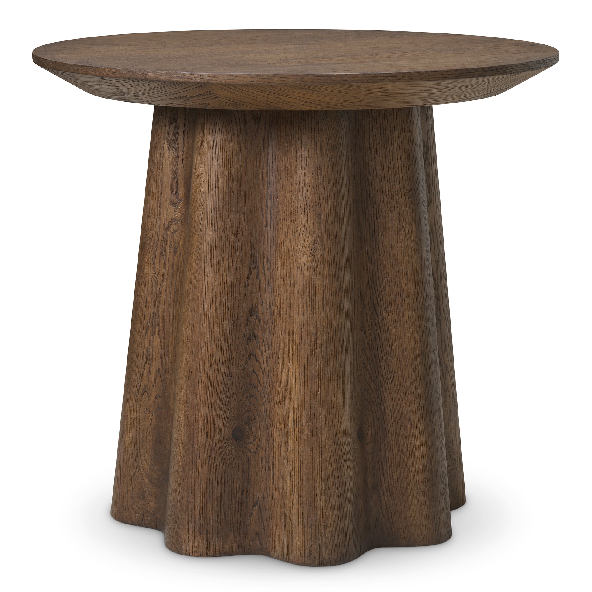 Oak Veneer Side Table Papyrus | Cabothousefurniture.com