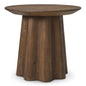 Oak Veneer Side Table Papyrus | Cabothousefurniture.com