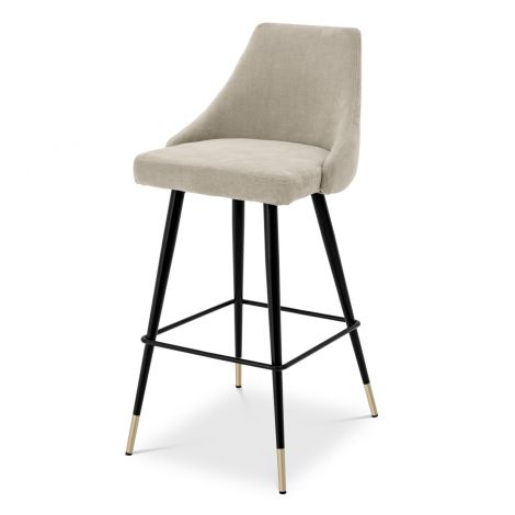 Buttoned Back Bar Stool Cedro | Cabothousefurniture.com