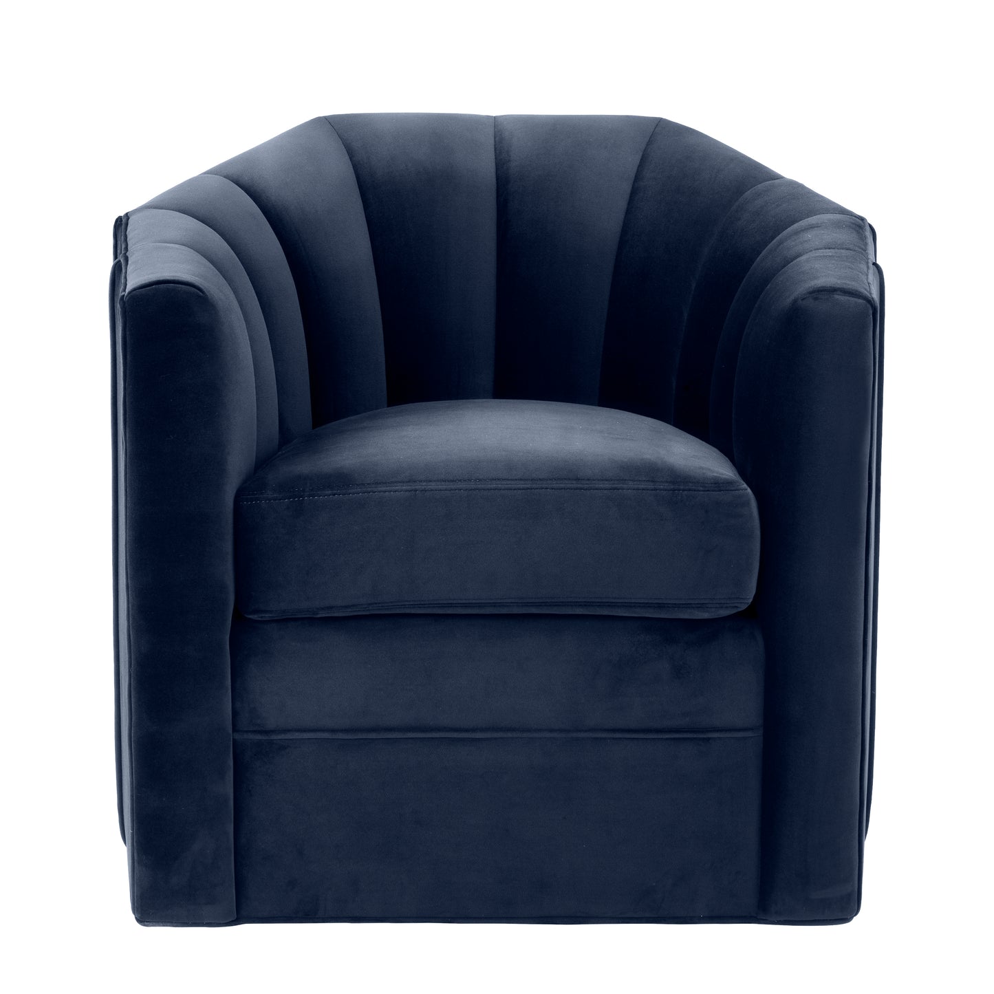Blue Swivel Chair Delancey | Cabothousefurniture.com