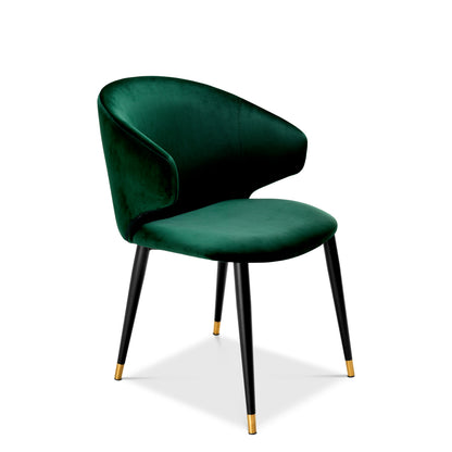 Velvet Retro Dining Armchair | Eichholtz Volante