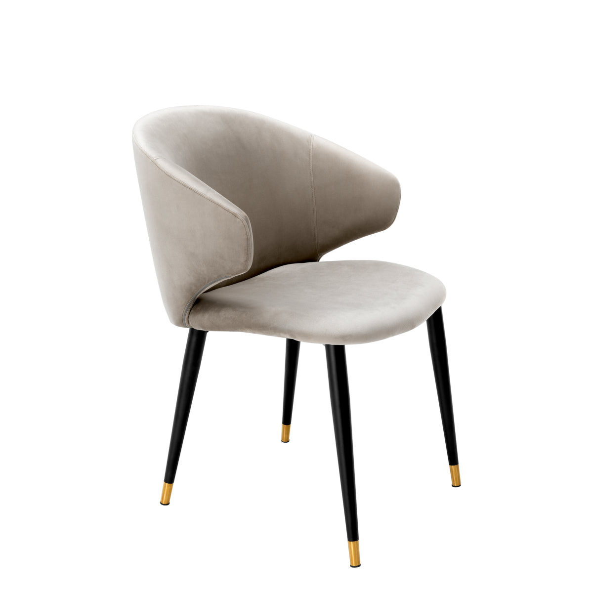 Velvet Retro Dining Armchair | Eichholtz Volante