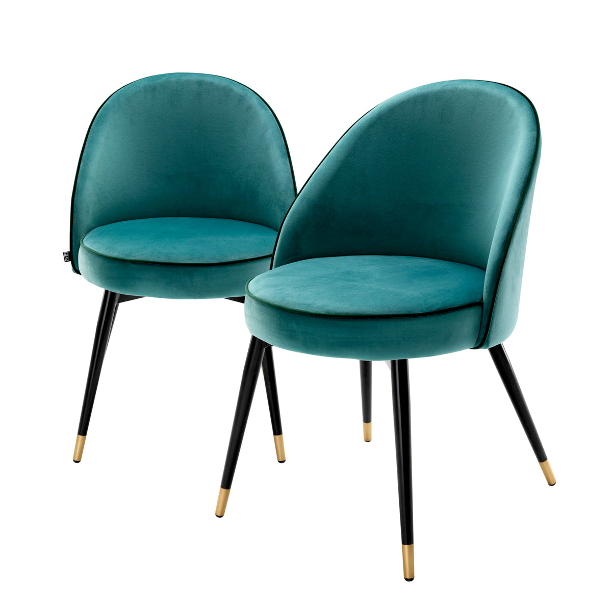 Curved Back Dining Chair Set (2) Cooper | Cabothousefurniture.com